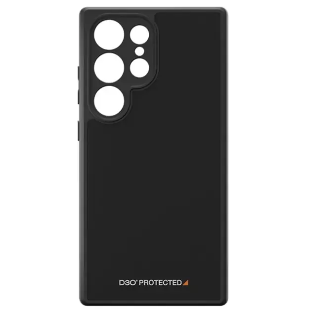 PanzerGlass HardCase with D3O® Bio and Military Grade Certification for Samsung Galaxy S24 Ultra - Transparent and Black 2