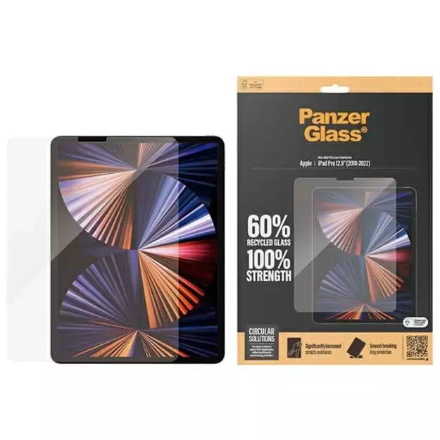 PanzerGlass Ultra-Wide Fit tempered glass for iPad Pro 12.9&quot  2018-2022