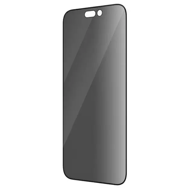 PanzerGlass Ultra-Wide Fit Tempered Glass Antibacterial Privacy with Positioner for iPhone 14 Pro Max 2