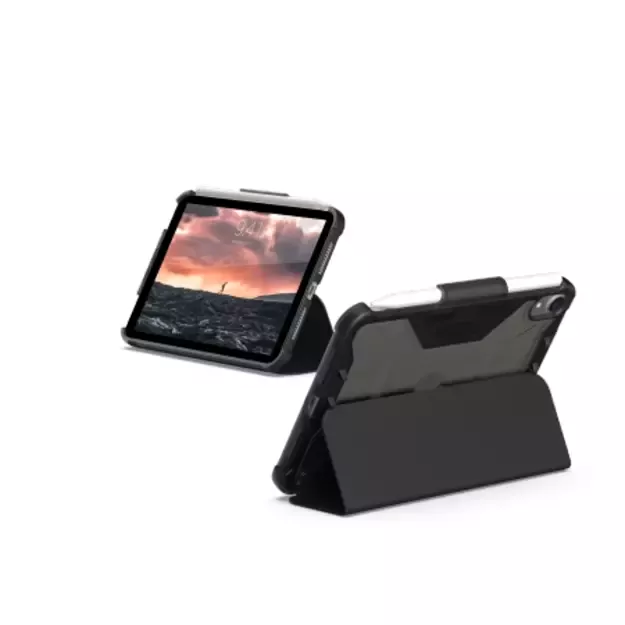 UAG Plyo Folio Case with Apple Pencil Holder for iPad mini 6 / 7 - Black 1