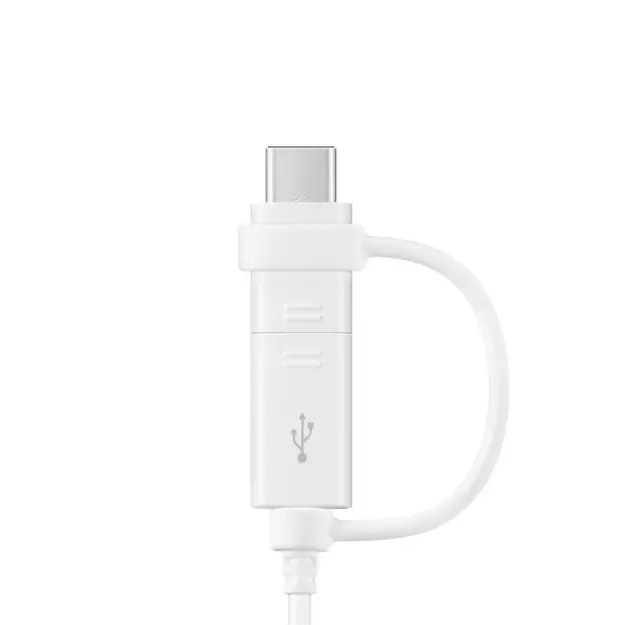 Samsung Combo EP-DG930DWEGWW Cable USB-A / micro USB - USB-C 1.5m - white 1
