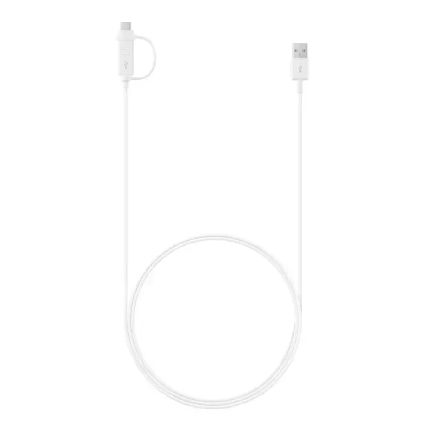 Samsung Combo EP-DG930DWEGWW Cable USB-A / micro USB - USB-C 1.5m - white 2
