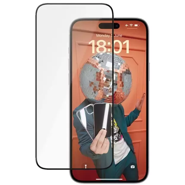 PanzerGlass Ceramic Protection ceramic glass for iPhone 15 Plus with positioner 4