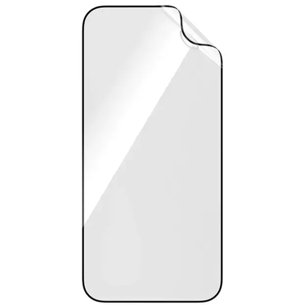 PanzerGlass Matrix Ultra-Wide-Fit hybrid glass for iPhone 15 Plus with positioner 8