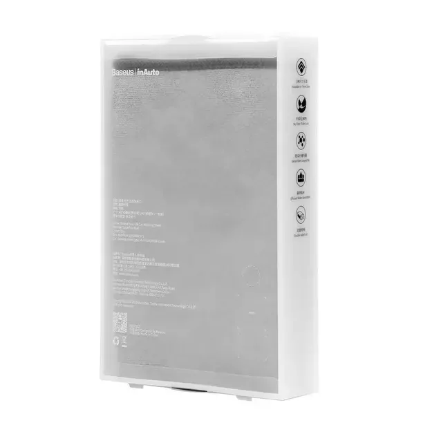 Baseus microfiber car drying towel microfiber 40 cm x 80 cm gray (CRXCMJ-A0G) 25
