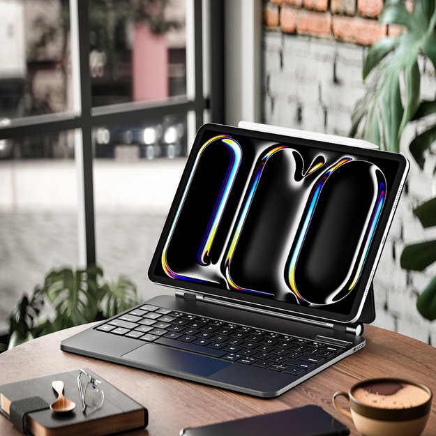 Dux Ducis Keyboard (MK Series) Case with Bluetooth Keyboard for iPad Pro 11  2024 - Black 4
