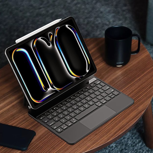 Dux Ducis Keyboard (MK Series) Case with Bluetooth Keyboard for iPad Pro 11  2024 - Black 3