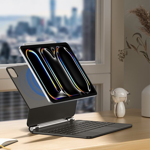 Dux Ducis Keyboard (MK Series) Case with Bluetooth Keyboard for iPad Pro 11  2024 - Black 7