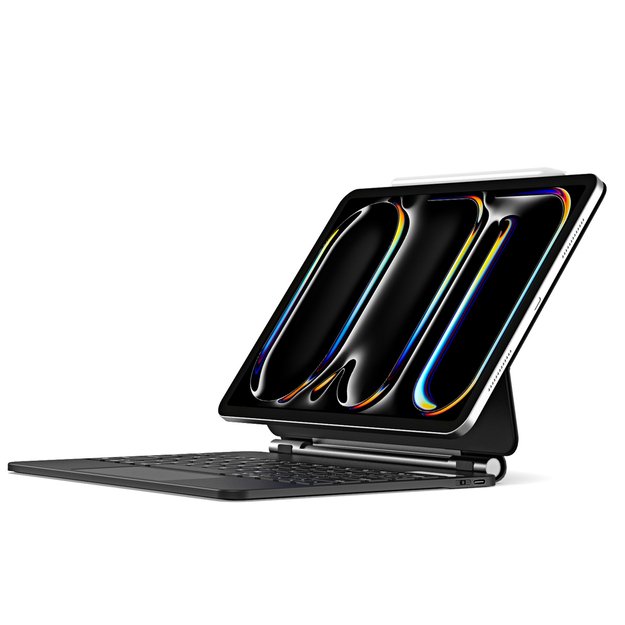 Dux Ducis Keyboard (MK Series) Case with Bluetooth Keyboard for iPad Pro 11  2024 - Black 1