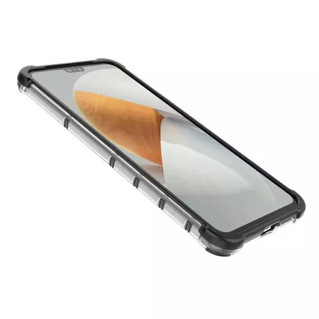Honeycomb case armored cover with a gel frame for Vivo V23 5G transparent 26