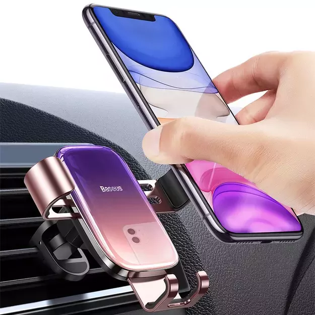 Baseus Glaze Gravity Car Mount black (SUYL-LG01) 8