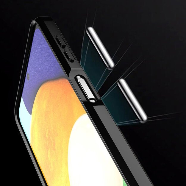 Carbon Case Flexible Cover TPU Case for Samsung Galaxy A22 4G black 9