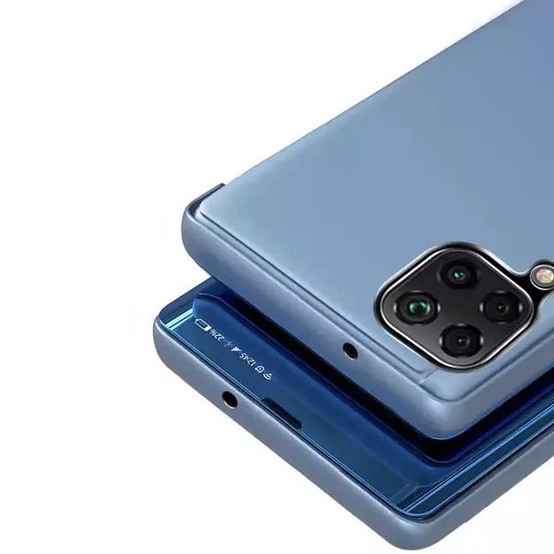 Clear View Case cover for Samsung Galaxy A22 4G blue 4