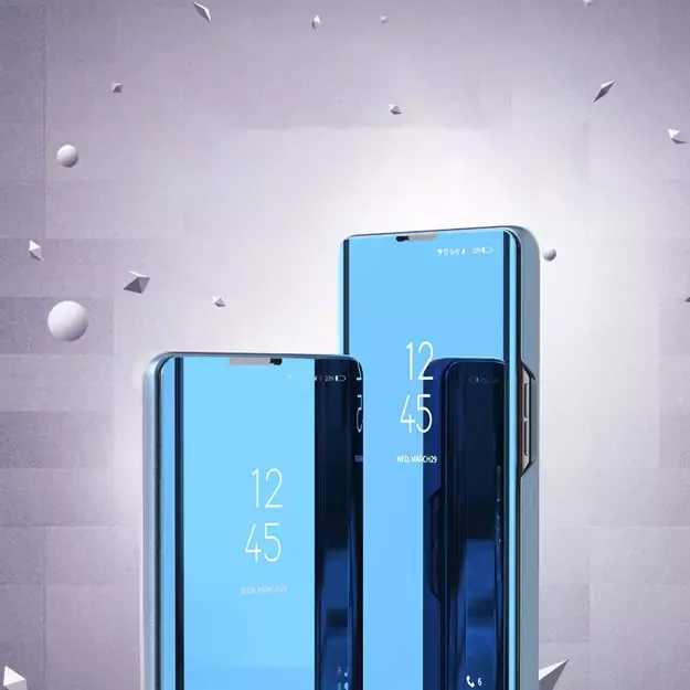 Clear View Case cover for Samsung Galaxy A22 4G blue 2