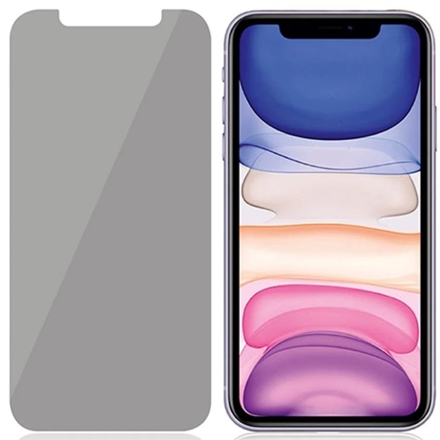 PanzerGlass Standard Fit tempered glass privatized for iPhone XR/11 2
