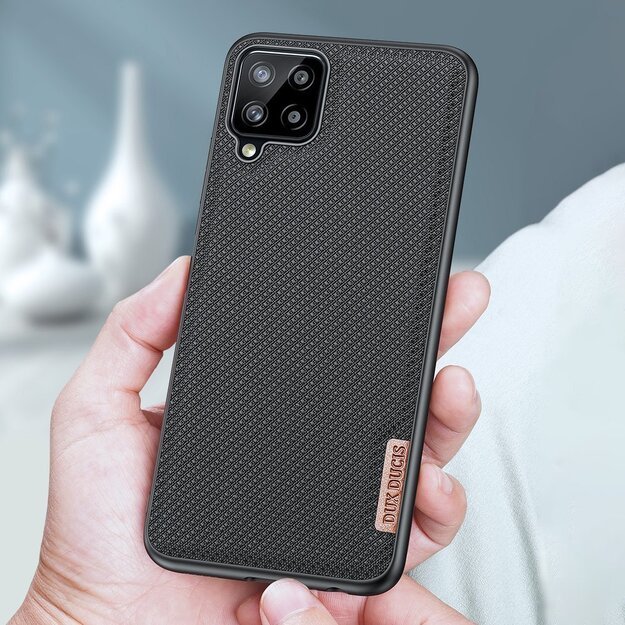 Dux Ducis Fino case covered with nylon material for Samsung Galaxy A22 4G green 30