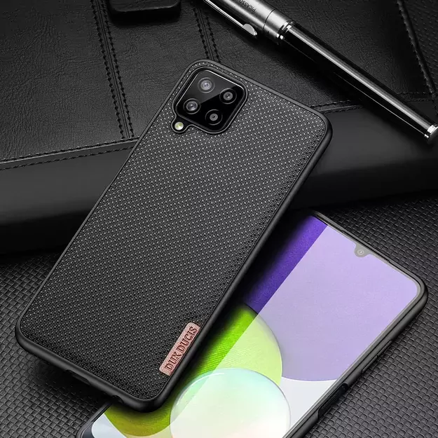 Dux Ducis Fino case covered with nylon material for Samsung Galaxy A22 4G green 15