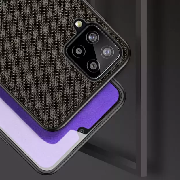 Dux Ducis Fino case covered with nylon material for Samsung Galaxy A22 4G green 3