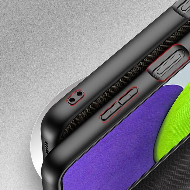 Dux Ducis Fino case covered with nylon material for Samsung Galaxy A22 4G green 23