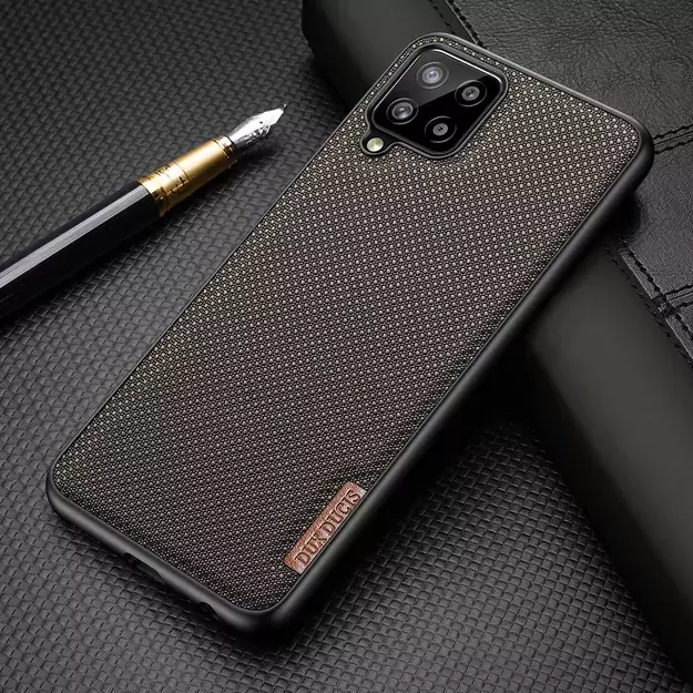 Dux Ducis Fino case covered with nylon material for Samsung Galaxy A22 4G green 17