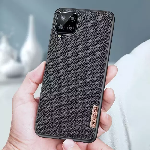 Dux Ducis Fino case covered with nylon material for Samsung Galaxy A22 4G green 13