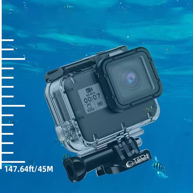 Tech-Protect GA200 Waterproof Case for GoPro Hero 5 / 6 / 7 - Transparent 3