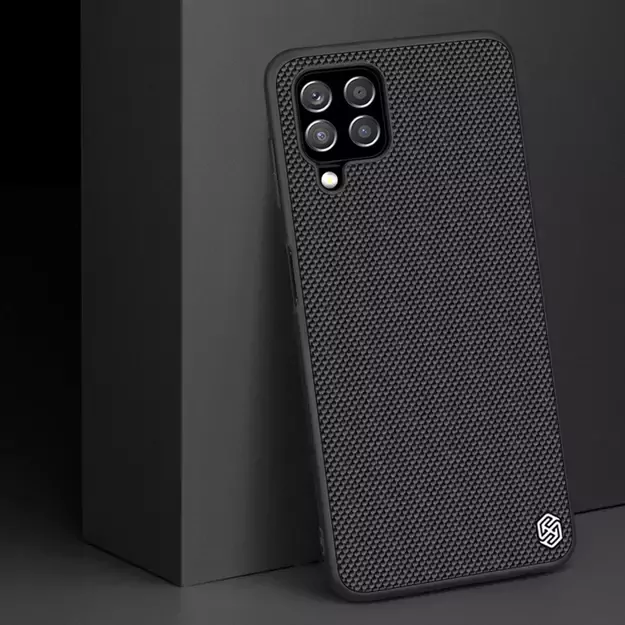 Nillkin Textured Case durable reinforced case with gel frame and nylon back for Samsung Galaxy A22 4G black 28