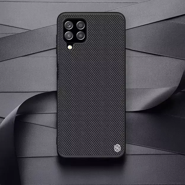 Nillkin Textured Case durable reinforced case with gel frame and nylon back for Samsung Galaxy A22 4G black 7