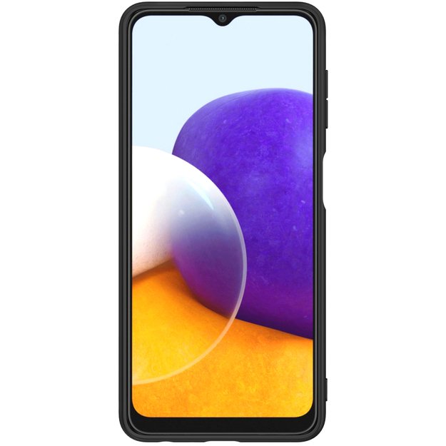 Nillkin Textured Case durable reinforced case with gel frame and nylon back for Samsung Galaxy A22 4G black 9