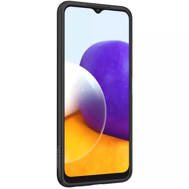 Nillkin Textured Case durable reinforced case with gel frame and nylon back for Samsung Galaxy A22 4G black 27