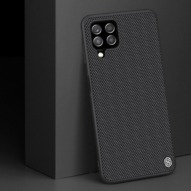 Nillkin Textured Case durable reinforced case with gel frame and nylon back for Samsung Galaxy A22 4G black 14