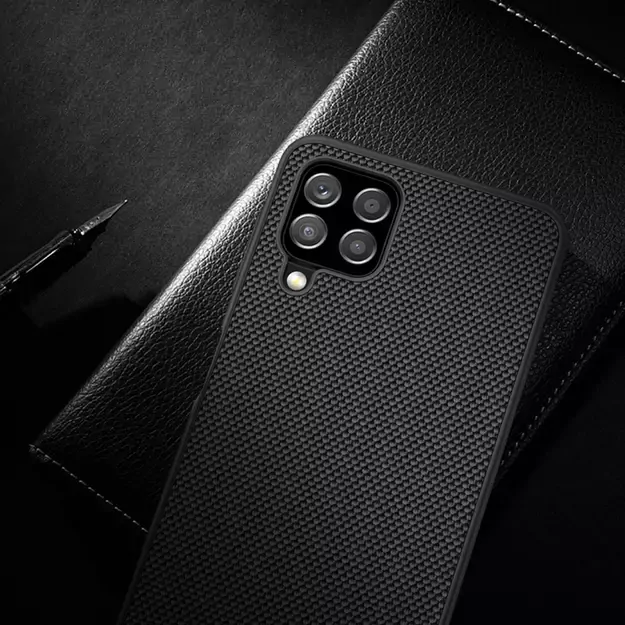 Nillkin Textured Case durable reinforced case with gel frame and nylon back for Samsung Galaxy A22 4G black 8