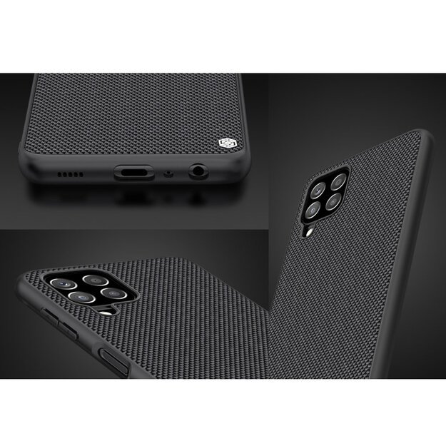 Nillkin Textured Case durable reinforced case with gel frame and nylon back for Samsung Galaxy A22 4G black 18