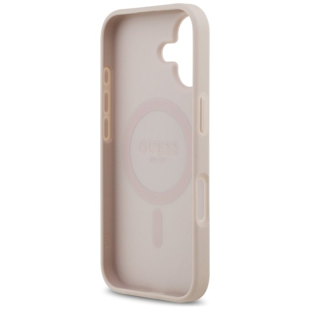 Guess 4G Circle Classic Logo MagSafe Case for iPhone 17 - Pink 6