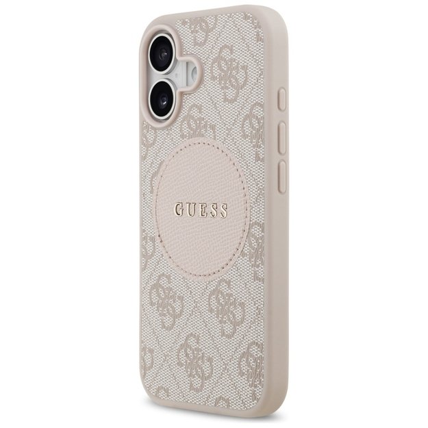 Guess 4G Circle Classic Logo MagSafe Case for iPhone 17 - Pink 1