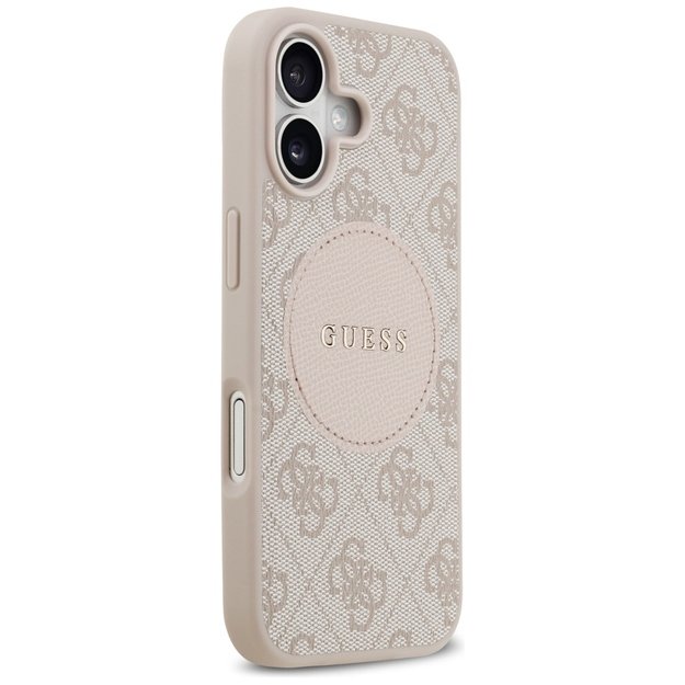 Guess 4G Circle Classic Logo MagSafe Case for iPhone 17 - Pink 3