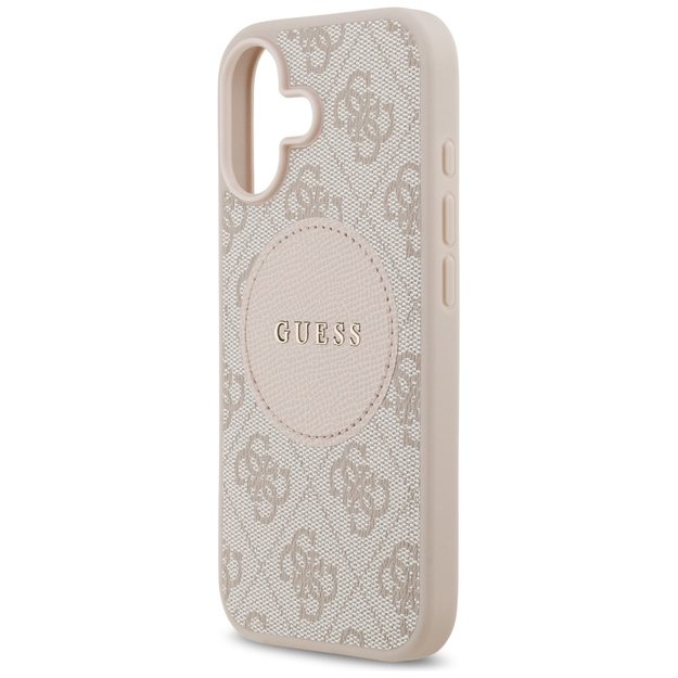 Guess 4G Circle Classic Logo MagSafe Case for iPhone 17 - Pink 5