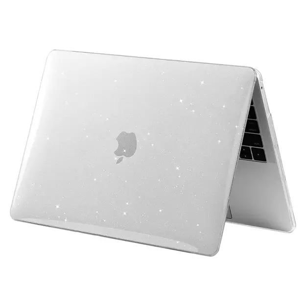 Tech-Protect SmartShell Case for MacBook Air 13&quot  M2 / M3 / 2022-2024 - Clear-Glitter 5