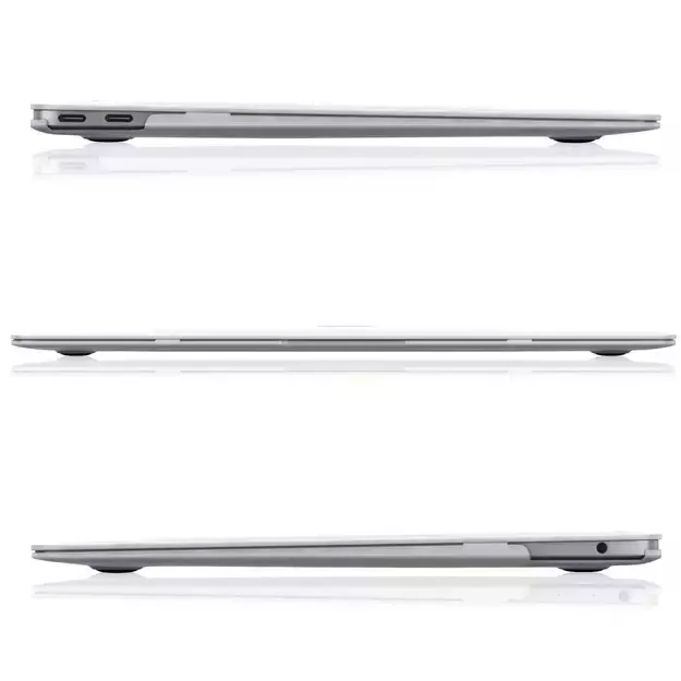Tech-Protect SmartShell Case for MacBook Air 13&quot  M2 / M3 / 2022-2024 - Clear-Glitter 7