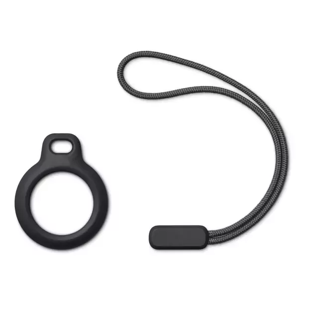 Tech-Protect Rough Chain Case for Apple AirTag with Pendant - Black 8