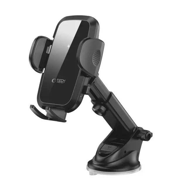 Tech-Protect CM15W-V1 Car Phone Holder with 15W Inductive Charger for Cockpit/Air Vent - Black 9
