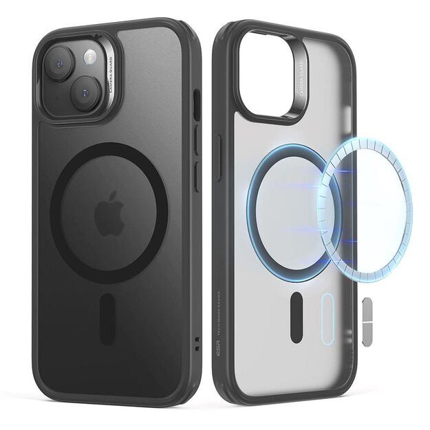 ESR Classic Hybrid Halolock Case with MagSafe for iPhone 15 - Matte Black 1