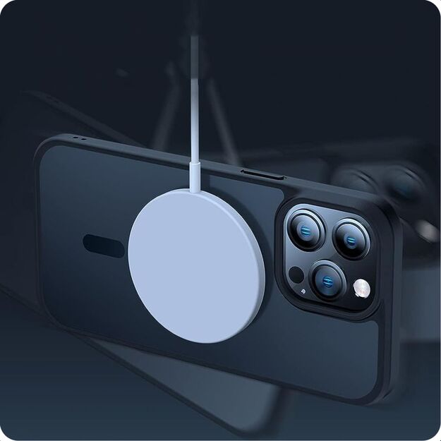 Tech-Protect MagMat MagSafe iPhone 15 Pro Case - Matte Black 3
