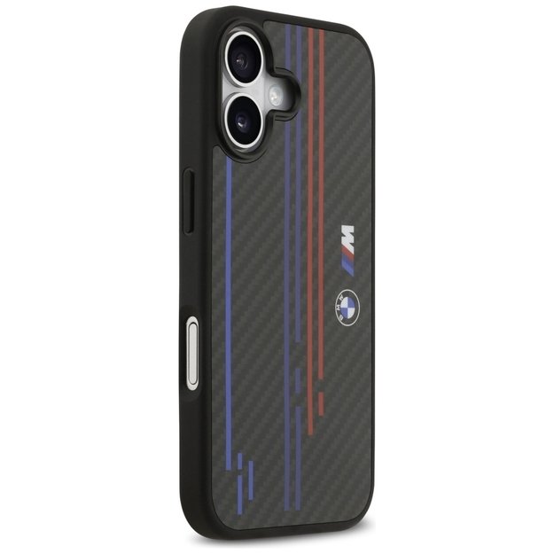 BMW M Kevlar Lines &amp  Logo MagSafe Case for iPhone 17 - Black 2