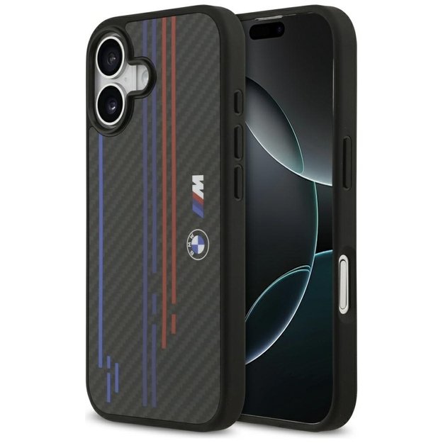 BMW M Kevlar Lines &amp  Logo MagSafe Case for iPhone 17 - Black