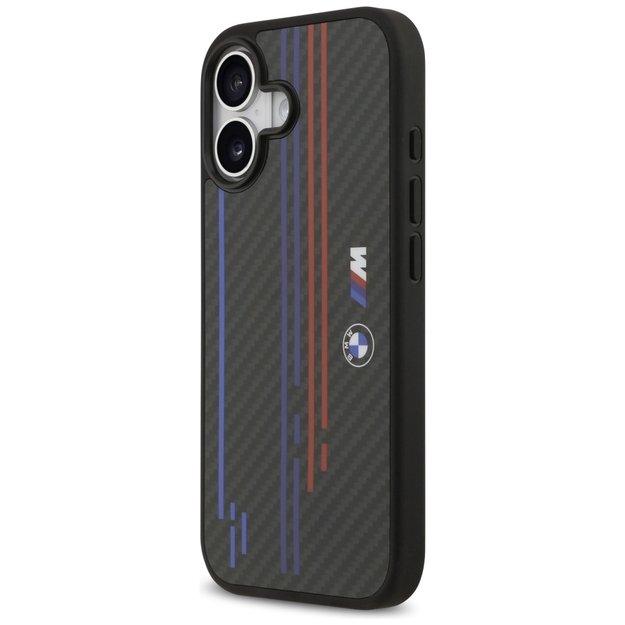BMW M Kevlar Lines &amp  Logo MagSafe Case for iPhone 17 - Black 1