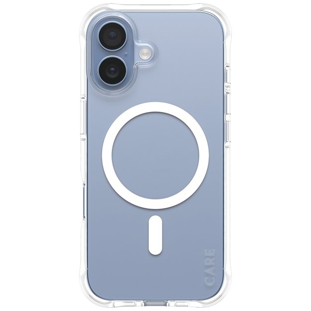 CARE by PanzerGlass Fashionable Samba Case w. White MagSafe for iPhone 17 - Transparent 1