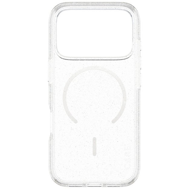 CARE by PanzerGlass Flagship Urban Explorer Case w. White MagSafe for iPhone 17 Pro - Clear Glitter 1