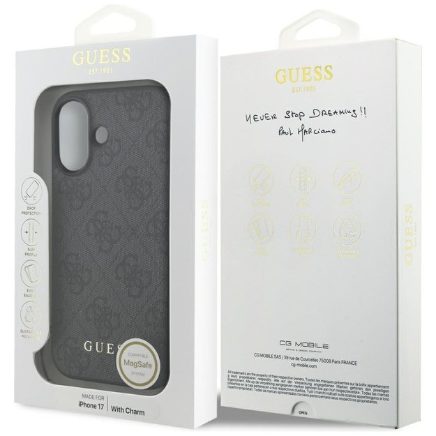 Guess 4G Charms Collection MagSafe case for iPhone 17 - black 6