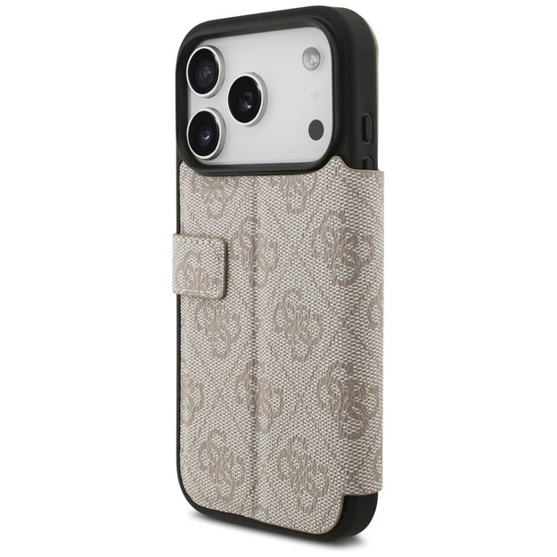 Guess Book 4G Metal Logo Case for iPhone 17 Pro - Pink 6